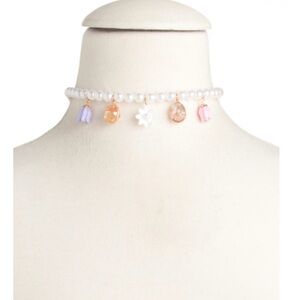 Betsey Johnson Spring Charm Necklace